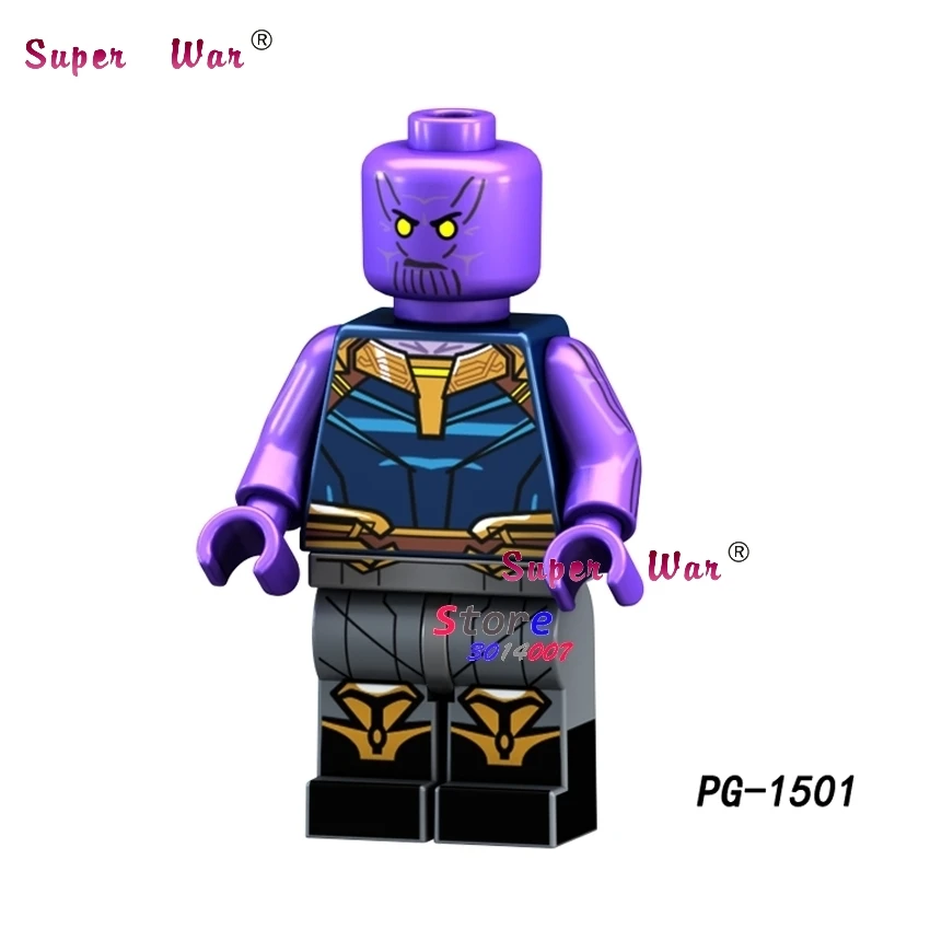 Один Marvel Infinity War Thanos Nightwing Халк бетмен И Дедпул Каратель Hawkeye строительные блоки игрушки для детей - Цвет: PG1501