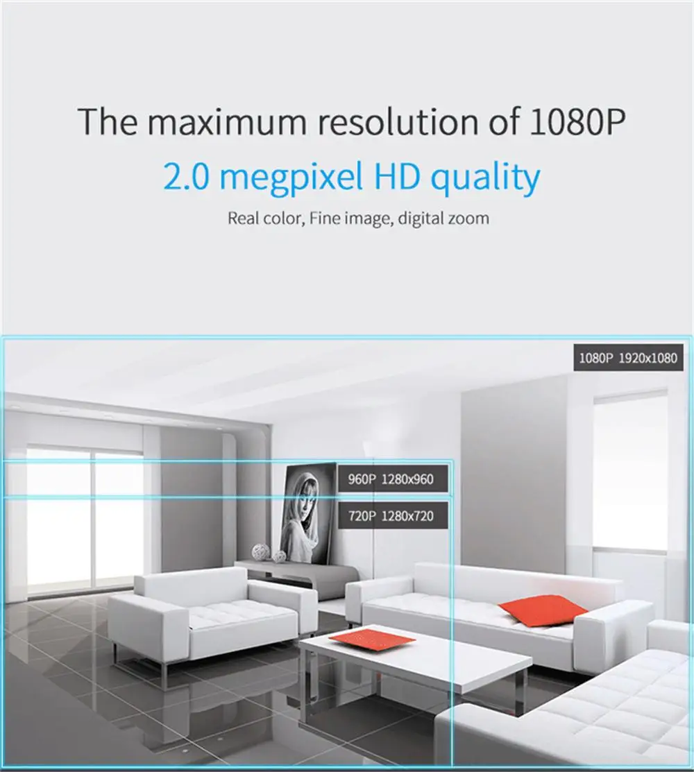 Geeklink HD 1080 P Веб-камера беспроводная IP ночная версия камеры мини умный хост работа с Google Home Alexa WiFi+ IR+ RF пульт дистанционного управления