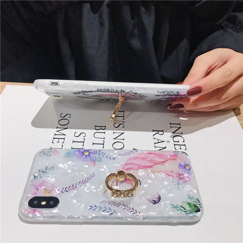 DISCASE мода мечта раковины чехол для телефона iphone XS MAX XR X 6 6s 8 7 plus цветок милые