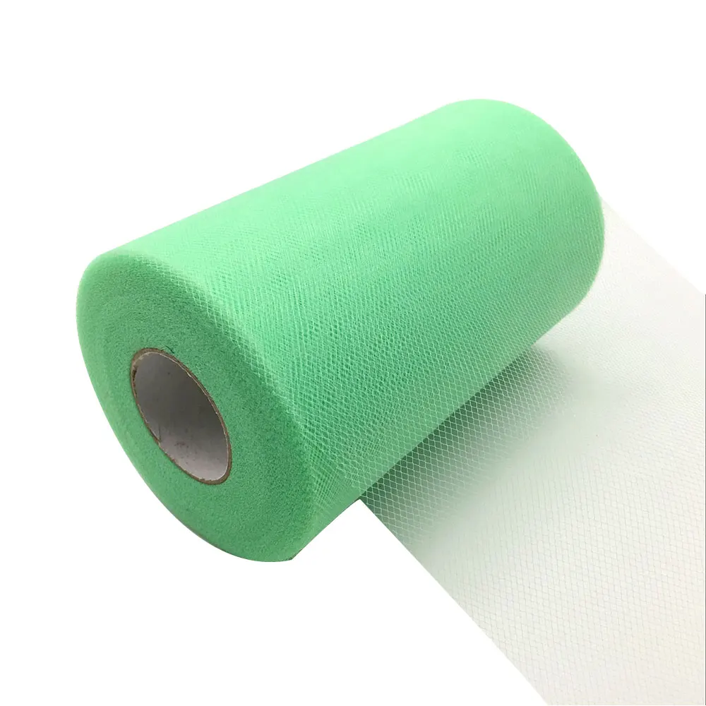 C29 Mint TULLMALL темно синие тюль ролл 15 см 100 ярдов рулон ткани Baby Shower пачка подарок для вечерние обёрточная Бумага свадьба день рождения украшения - Цвет: C29 Mint