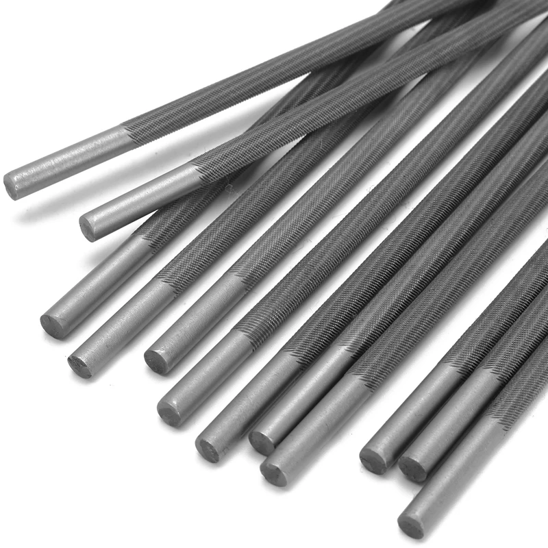 

12PCS 3/16'' Chainsaw Round Files For Sharpenning Chains Saw Sharpener