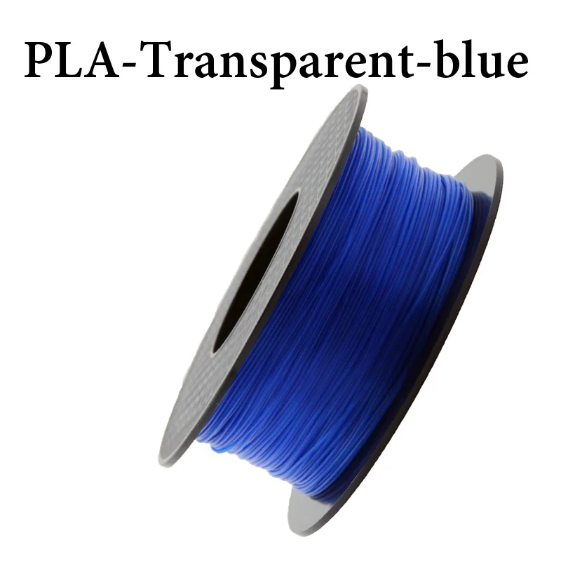 pla transparent-bule PLA ABS Гибкая нить для 3d принтера PETG 1,75 мм 1 кг/0,8 кг пластиковая нить материал для Createbot/MakerBot/RepRap высокое качество - Цвет: pla transparent-bule