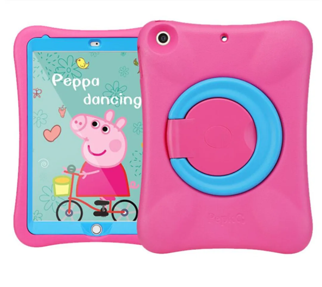 Pepkoo для iPad mini 3 2 1 чехол EVA толстый мягкий funda детский противоударный чехол для планшета 360 Вращающаяся подставка для iPad mini 1 2 3 Чехол