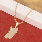 Ожерелье из нержавеющей стали, Италия, карта Сардинии, золотой цвет, модные ювелирные изделия Sardegna, Сардиния, подарки