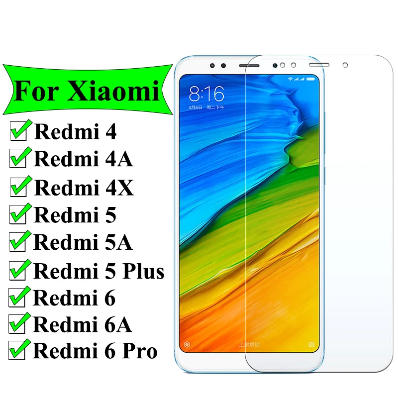 Redmi 6a glass protect for xiaomi redmi 5 plus ksiomi xiaomei siaomi hyomi 4 6 4x 4a 5a pro a x protective screen protector film | Мобильные