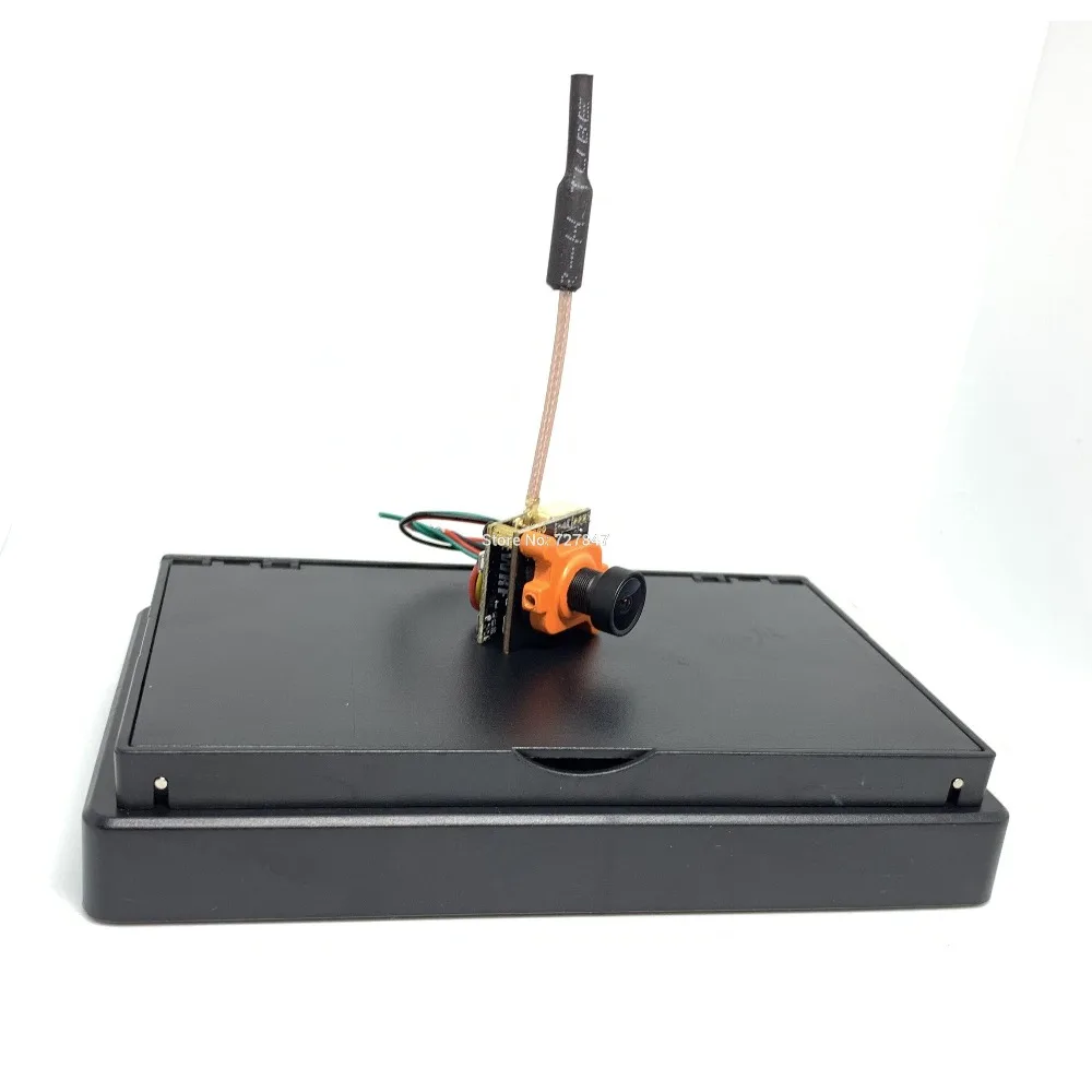 Camera with Monitor 800TVL FPV CCD камера NTSC/PAL переключаемый с OSD Регулируемый 25 МВт/100 мВт/200 мВт+ 5,8 Г 48CH 4,3 дюйма ЖК-монитор FPV Reciever - Цвет: Camera with Monitor