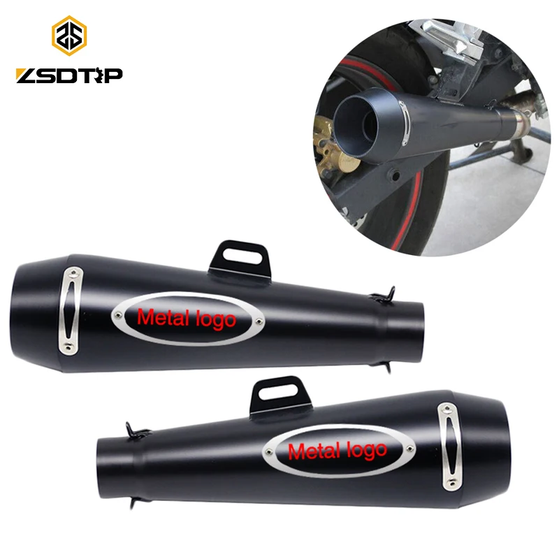 ZSDTRP 51 мм мотоциклетный скутер M4 Глушитель Moto Escape GP Pot глушитель для большинства