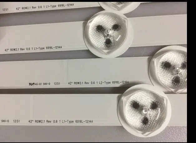 100 шт. 100% Новинка! 0riginal для LG 42LP360C 42LN519C светодиодный полосы 6916L-1214A 6916L-1215A 6916L-1216A