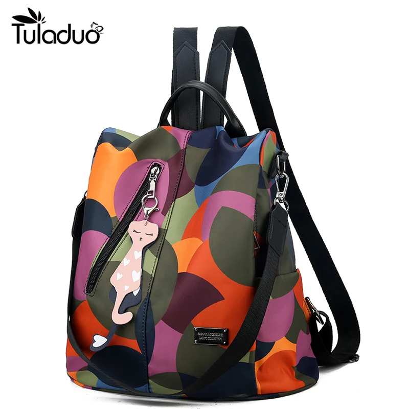 

New Backpack Women Oxford Multifuction Bagpack Casual Anti Theft Backpack for Teenager Girls Schoolbag 2020 Sac A Dos mochila