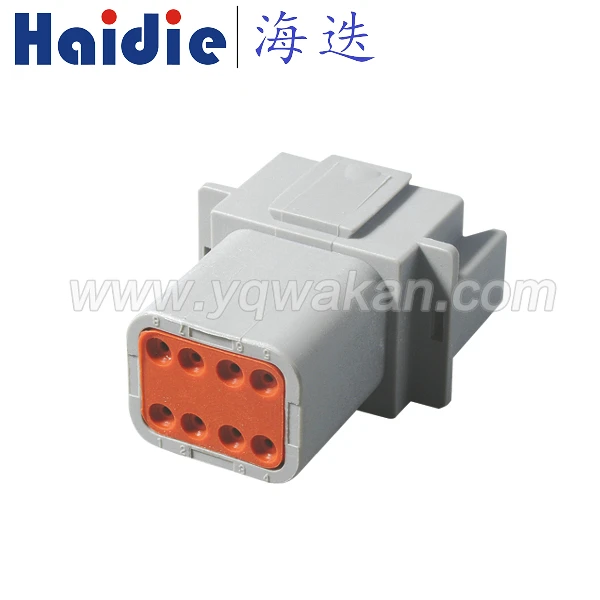 

Free shipping 5sets 8 pin automotive connector connector DT04-08PA