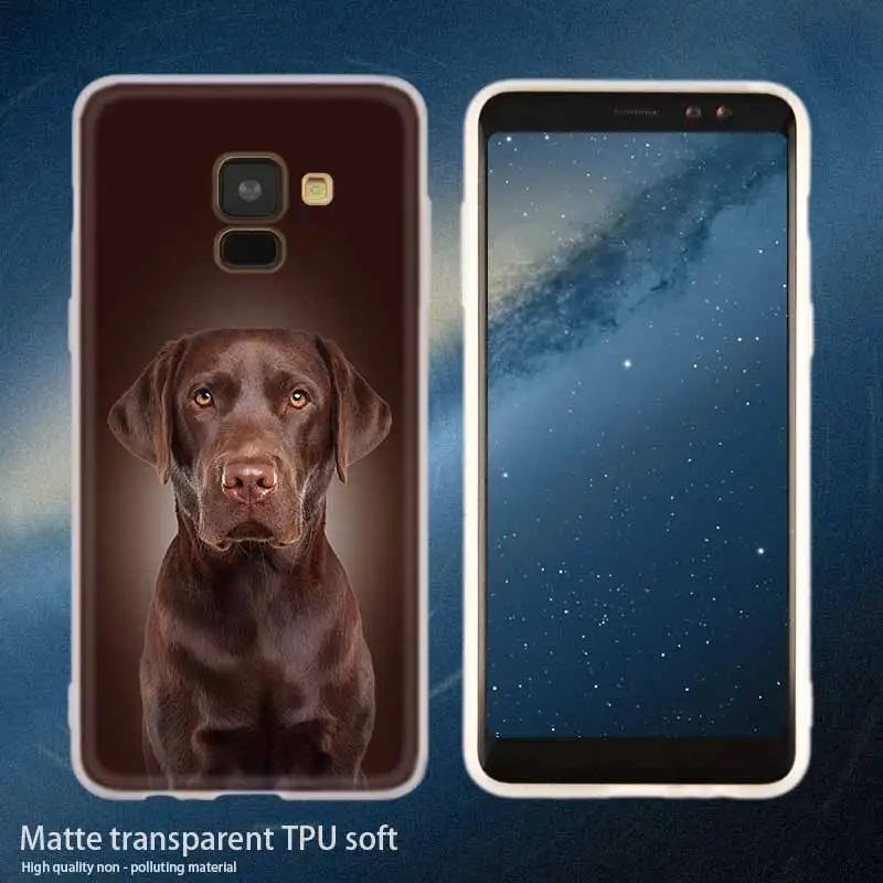 Silicone 10 Собак ретривера Лабрадора чехол для телефона для samsung Galaxy A10 A20 A30 A40 A50 A60 A70 A6 A8 плюс A7 A9 A3 A5 чехол Coque - Цвет: Silicone 10