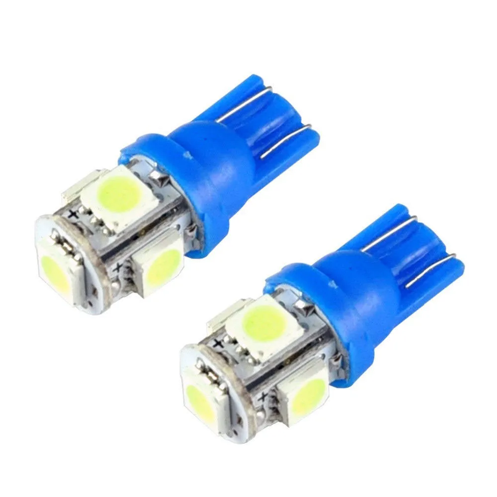 YSY 20 шт. T10 5050 5SMD светодиодный t10 194 168 W5W автомобильный боковой клиновидный задний
