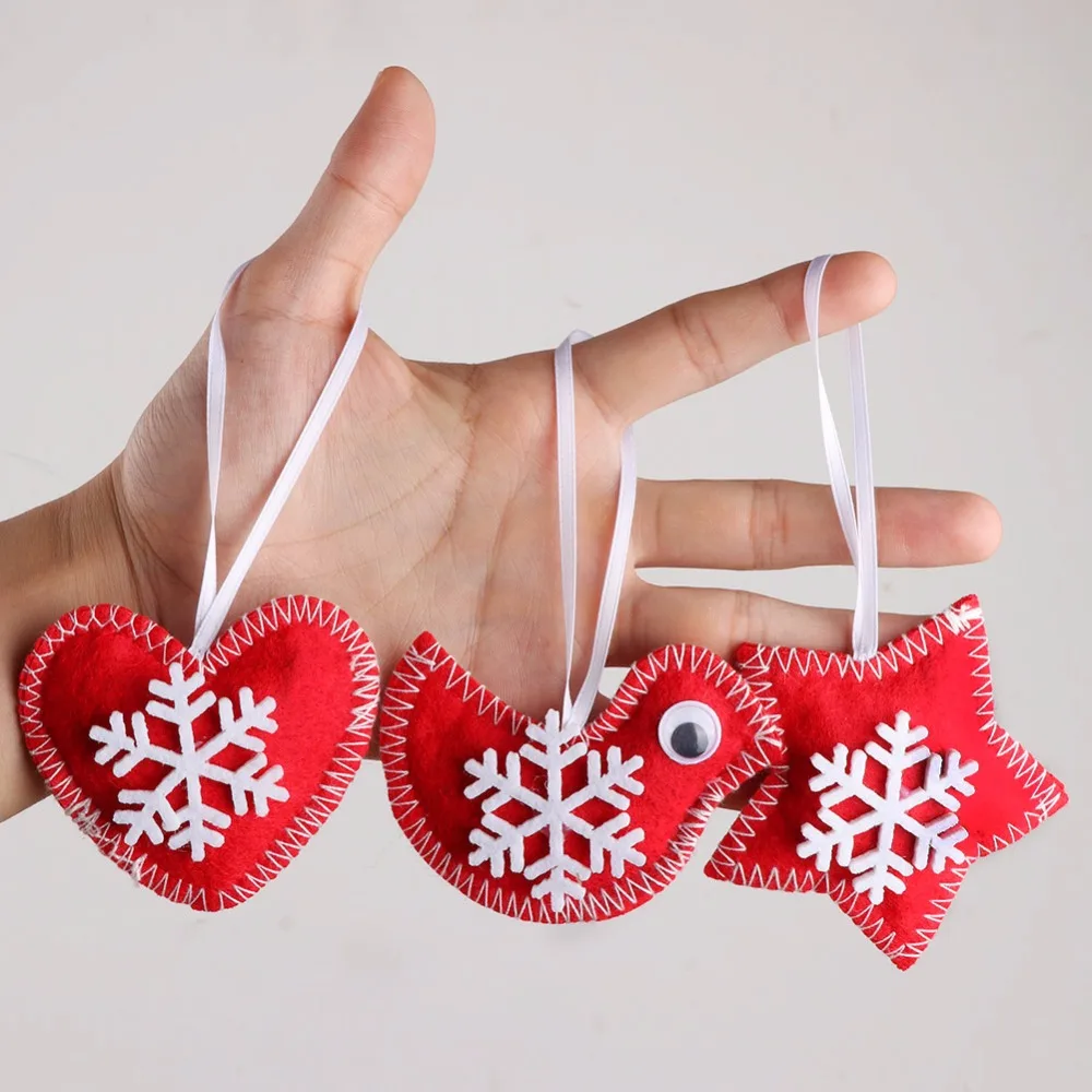 3 шт. декоративные подвески для новогодней ёлки|ornaments christmas|christmas ornaments birdsornamental birds