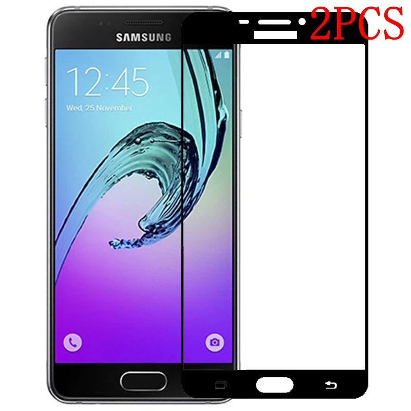 2 шт Полное покрытие закаленное стекло для Samsung Galaxy A3 2016 Защитная пленка экрана A310