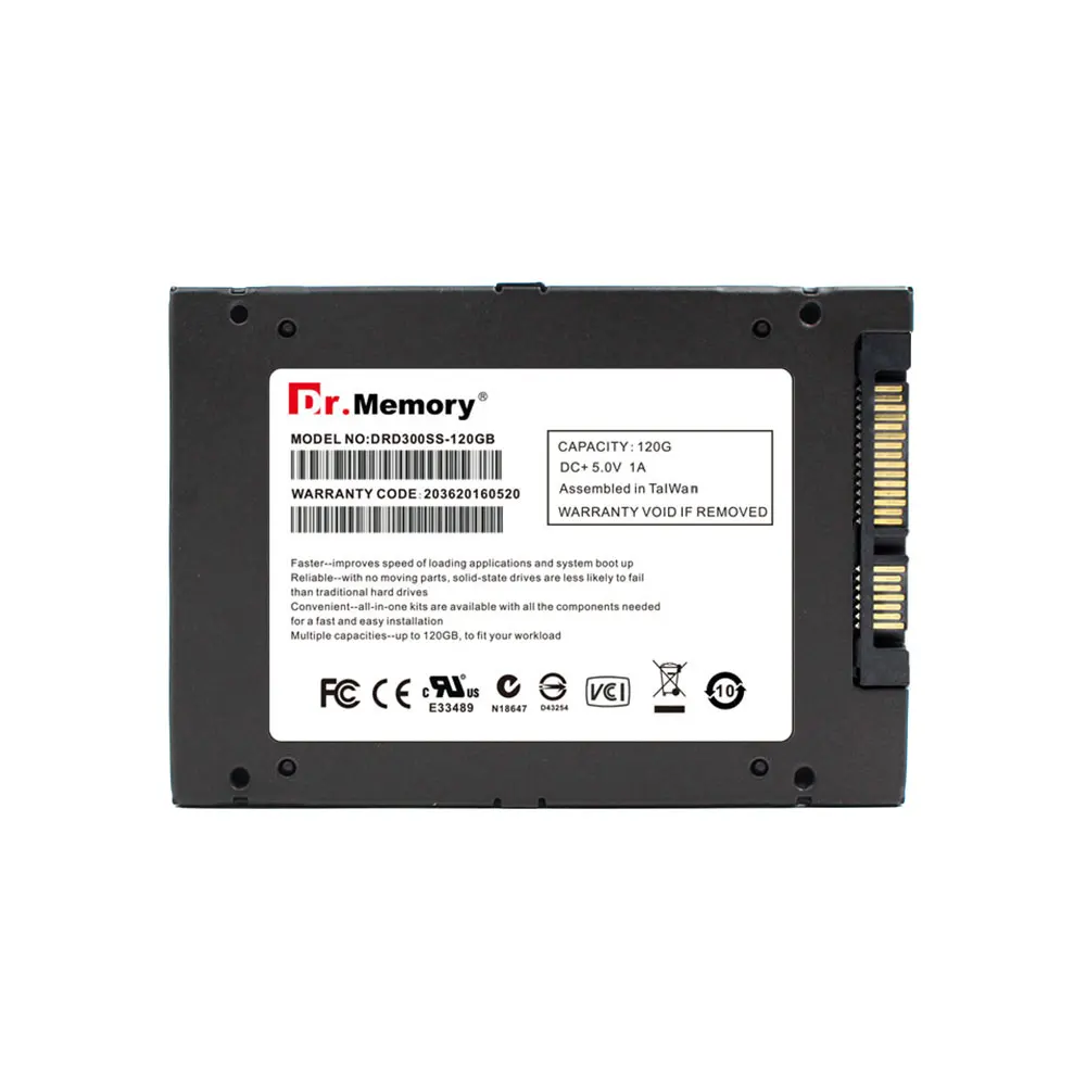 Высокоскоростной твердотельный диск Dr.Memory 2 5 ''SSD жесткий для ноутбука 120 ГБ/240