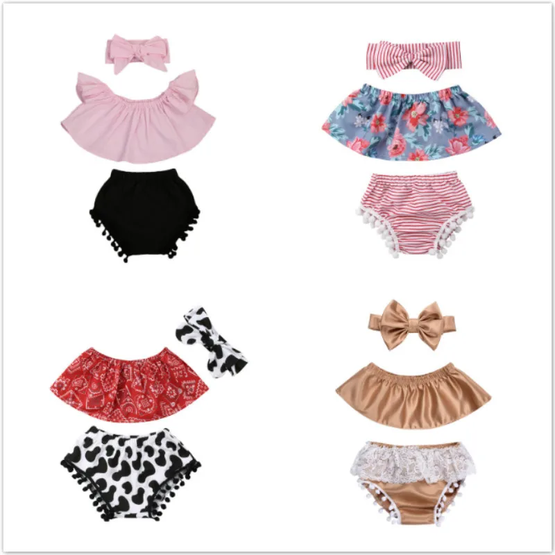 Красивая летняя одежда для новорожденных девочек жилет с открытыми плечами топ +