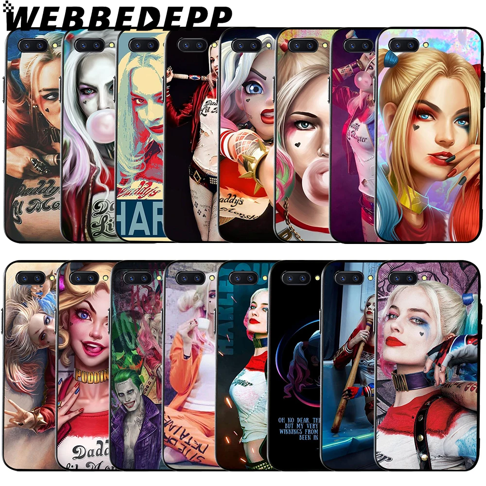 WEBBEDEPP отряд самоубийц Харли Квинн мягкий чехол для Huawei Honor 6 7A Pro 7C 8C 7X 8X 8 9 10 lite
