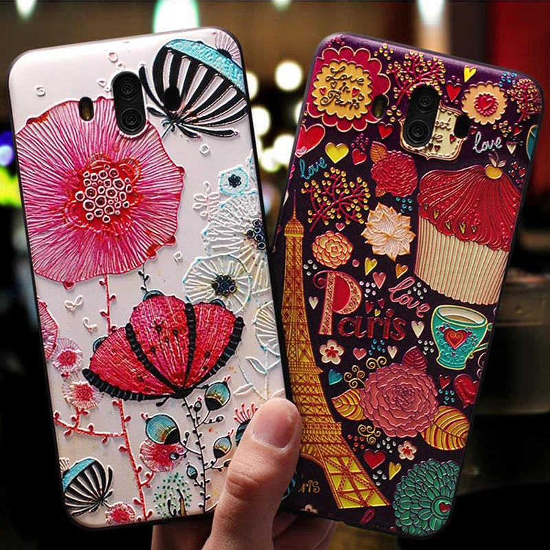 YonLinTan 3d чехол для HuaWei Mate 10 mate10 Оригинальный Роскошный телефона милый etui|case for