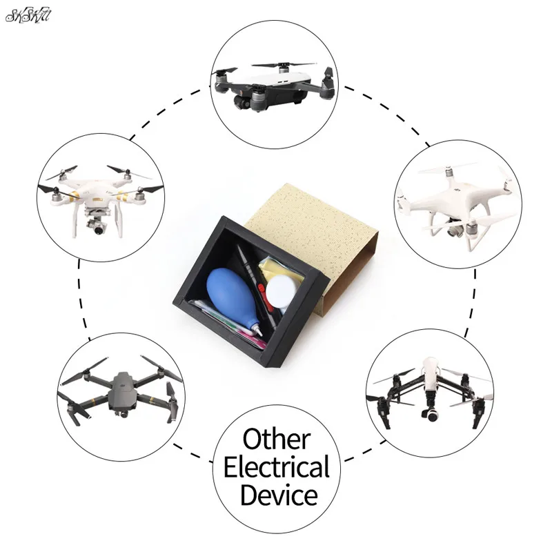 Беспилотник 10 в 1 щетка для чистки инструментов набор DJI Mavic mini / mavic pro Air Spark phantom 3 4 2