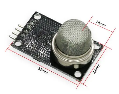 

MQ-2 smoke gas sensor gas air quality detection module is compatible