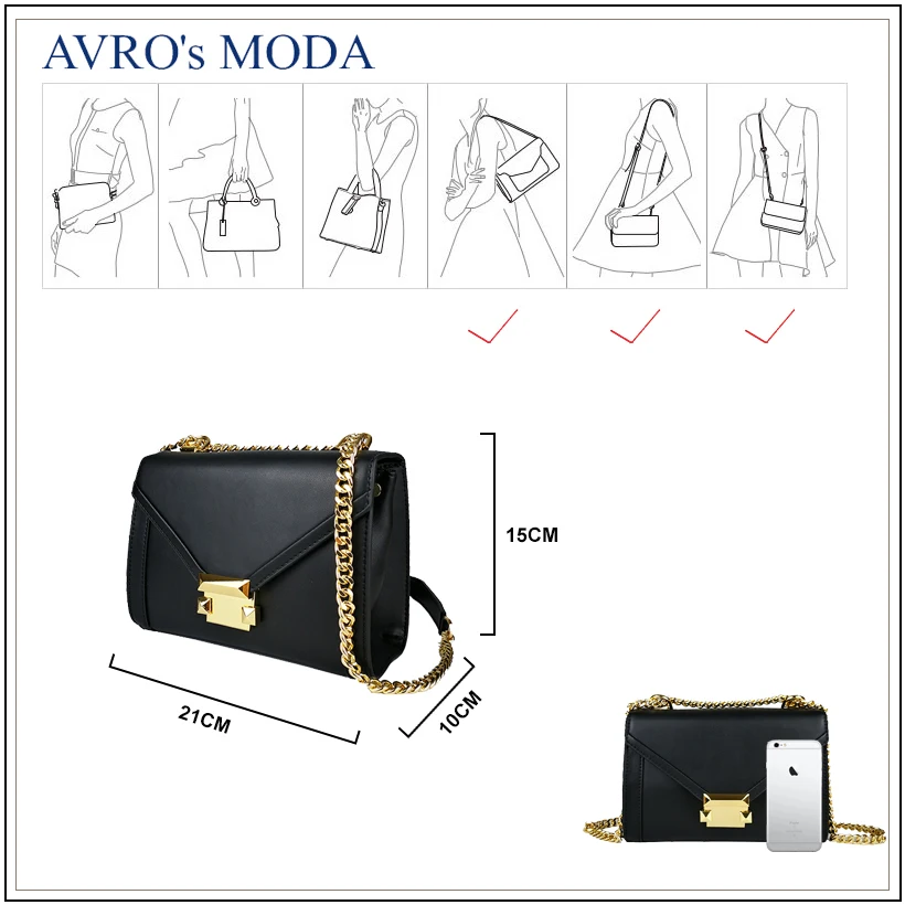AVRO's MODA сумка женская натуральная кожа сумки женские через плечо маленькие сумки дизайнерские маленькая сумочка женская