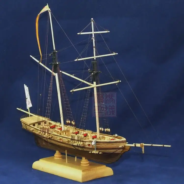 Новый масштаб 1/70 модель корабля фрегат лодка лазерная резка дерево парусник