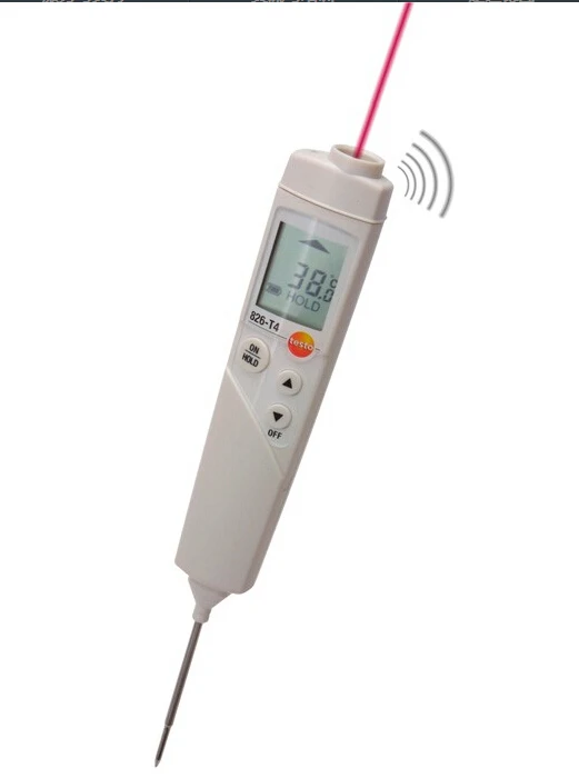 Testo 826-T4 инфракрасный термометр с лазерной маркировкой и пробивным зондом для еды