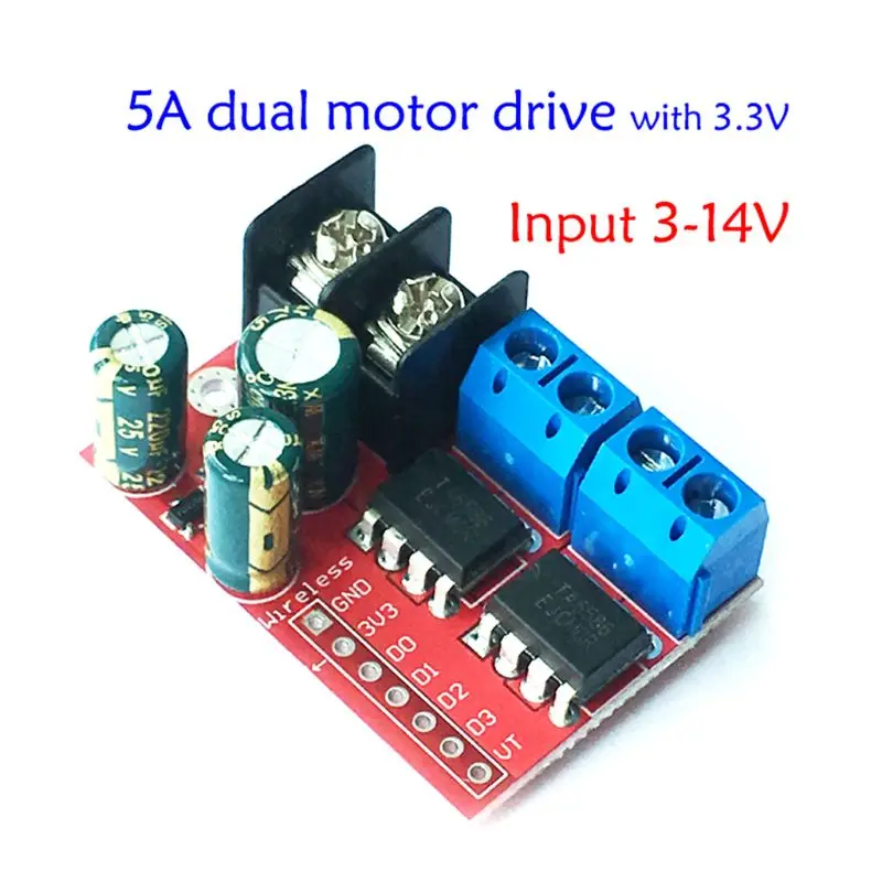 5A 2-way DC Motor Drive Module PWM Speed Regulation Dual H Bridge Super L298N | Обустройство дома