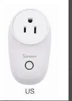 us Sonoff S26 Wi-Fi умная розетка EU/US/UK/CN/AU, беспроводная штепсельная розетка, Умный домашний переключатель, работает с Alexa Google Assistant IFTTT - Комплект: us