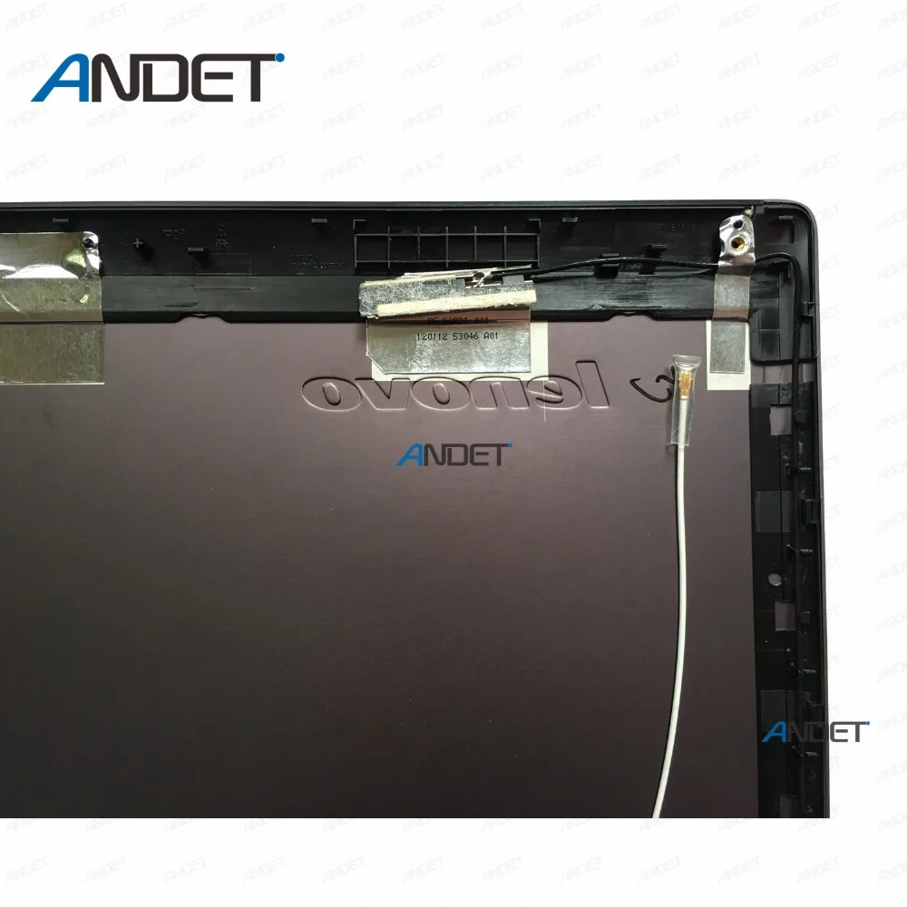 Оригинальный ЖК экран с задней крышкой для Lenovo Z570 Z575 15 6 дюйма ноутбук антенной