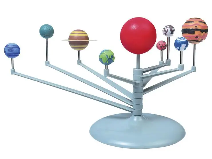 2017 Горячая продажа DIY Солнечная система девять планет модель планетарий Набор
