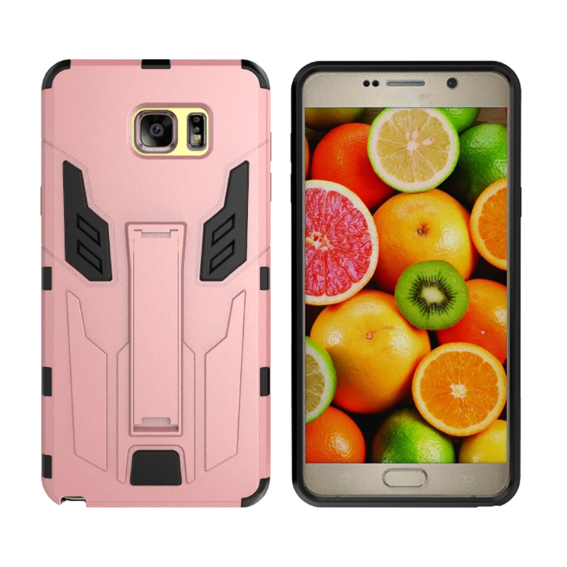 Soznoc Жесткий Защитник Броня Мобильный Телефон Cover Case Для Samsung galaxy Note 5 S6 S7 край ТПУ С