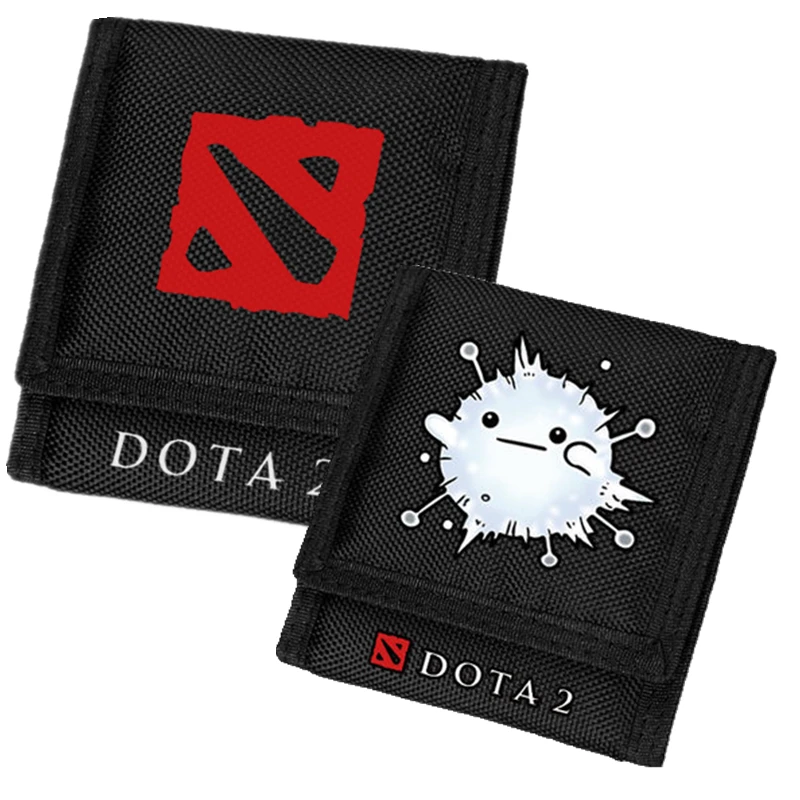 Игра Dota 2 TI7 Guardian Wisp Nevermore SF Invoker Storm печать Мужской короткий кошелек студенческий подарок унисекс кошелек холщовый держатель для карт