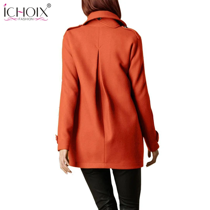 Мода 2017 г. осень-зима шерстяное пальто для Для женщин Длинная Верхняя одежда