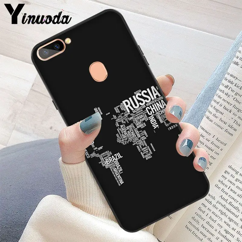 Yinuoda Математика черный ТПУ Мягкий силиконовый чехол для телефона OPPO R15 Mirror Dream R17/R17