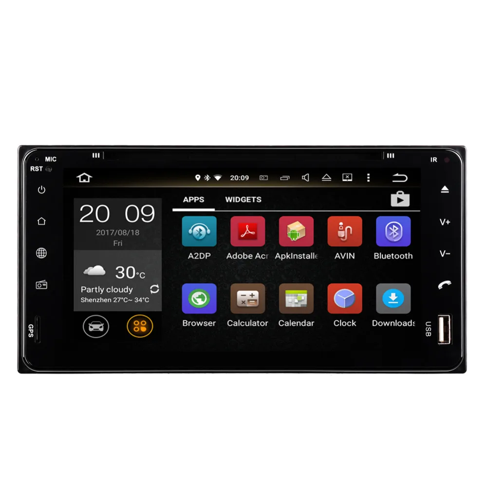 8 ядер Android 0 Автомобильный CD dvd плеер универсальная модель для Toyota Fortuner Corolla Vios Yaris