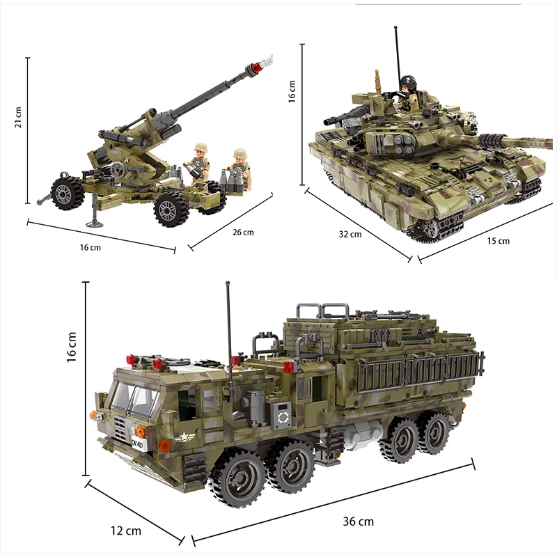 2019 Совместимость с Legoed военная армия 2 мировая война Танк вертолет строительные