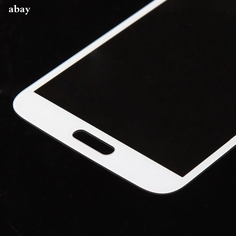 Замена ЖК-сенсорного экрана Переднее стекло Внешний объектив для Samsung S5 i9600 G900