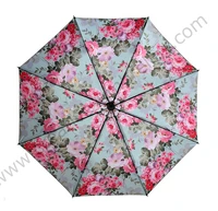 2pcslot three fold umbrella five times black coating anti uv aluminiu fiberglass superlight sakura cherry flower pocket parasol