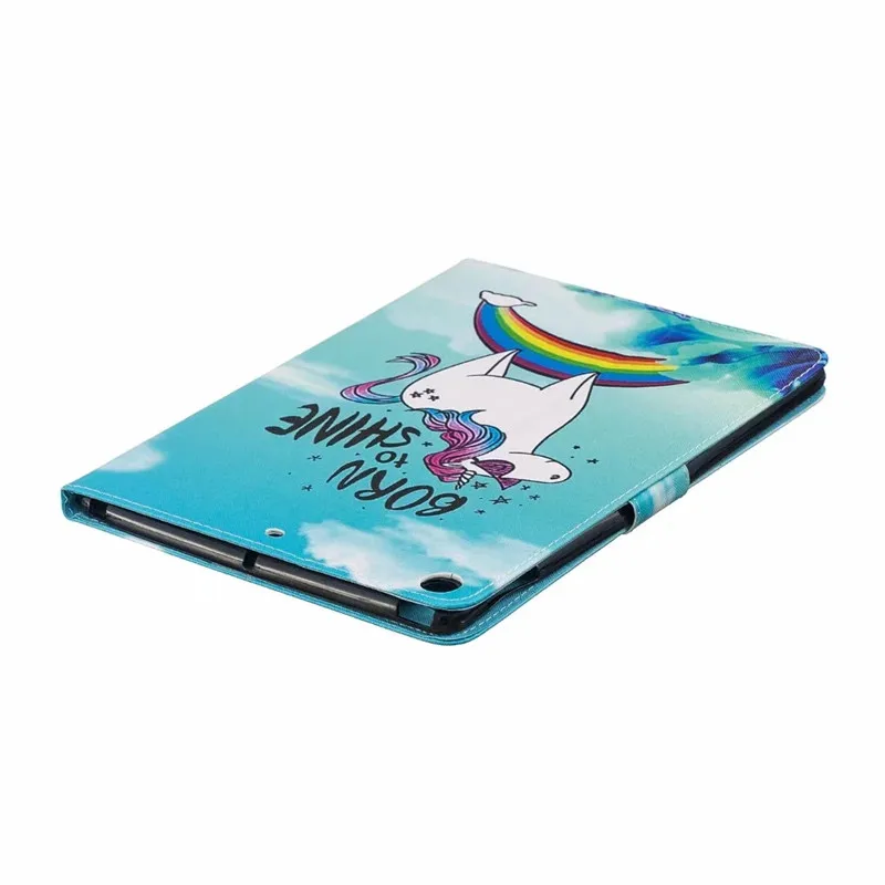 Чехол для iPad чехол Kawaii Единорог Кот Щенок чехол для планшета Funda iPad 9,7 / 5th/6th поколения Чехол Coque