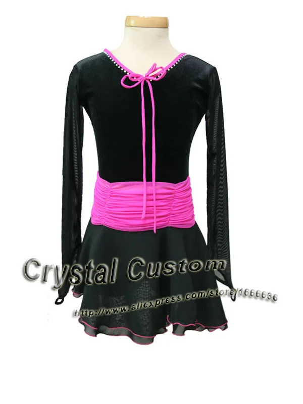 

2016 Competition Figure Ice Skating Dresses Adult With Spandex Graceful New Brand Figure Skating Competition Dress DR2587