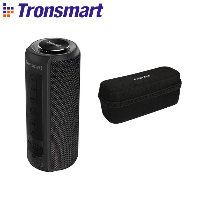 Tronsmart T6 Plus Bluetooth динамик до 40 Вт беспроводной Саундбар Bluetooth 5,0 IPX6 Водонепроницаемый динамик TWS для Iphone, Xiaomi - Цвет: Black with Case