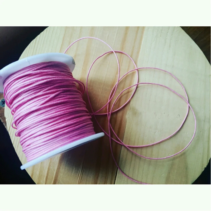 45 цветов 1 мм 85 ярдов вощеная нить для браслетов веревка из хлопка ручная работа