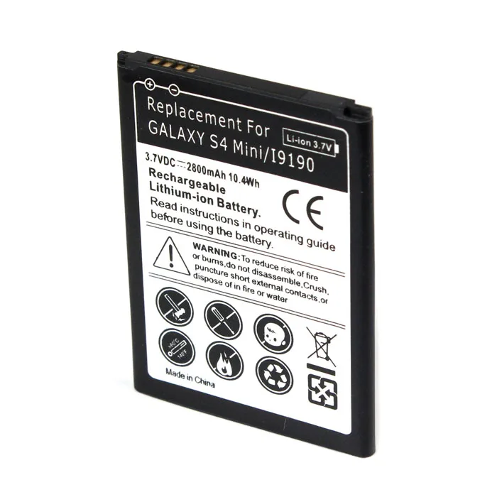 10 шт./лот 2800 мАч B500BE B500AE Сменный аккумулятор для Samsung Galaxy S4 S 4 IV mini I9190 I9192 I9195 I9198