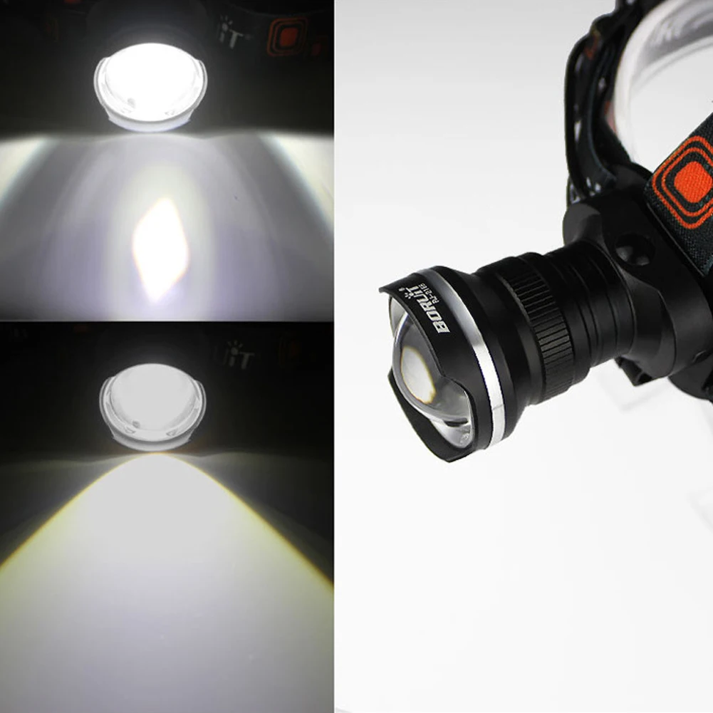 Рыболовные инструменты перезаряжаемая высокая яркость Zoomable портативный