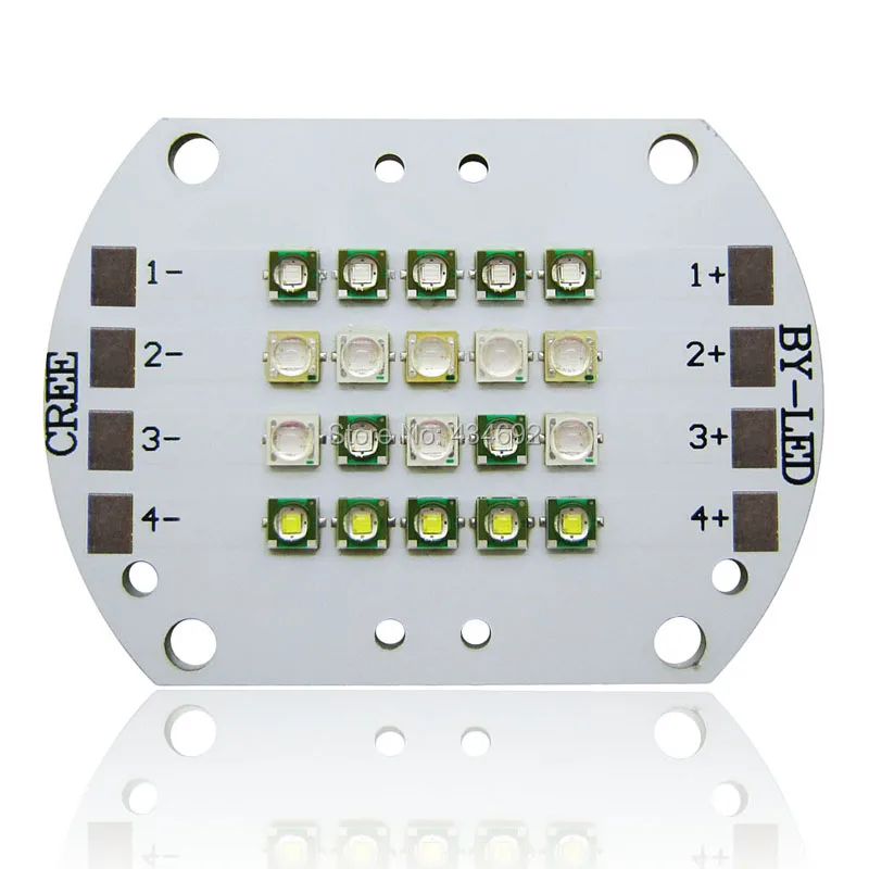 4 канала 20 светодиодов S Cree + Epi LED s светодиодная эмиттерная лампа самодельный