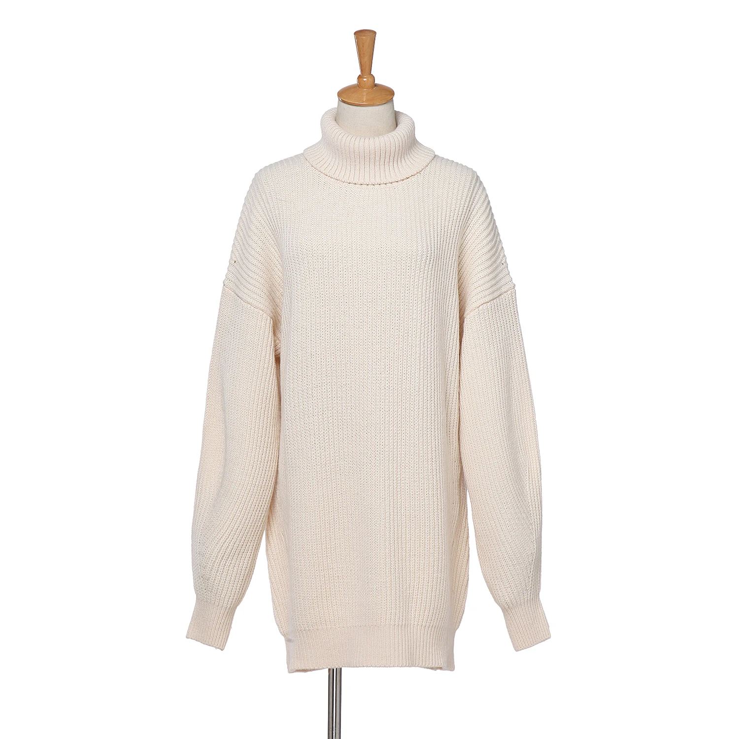 2018 Women Turtleneck Sweater Pullovers Long Sleeve Knitted Winter Loose Oversized Coat Jumper Pull Femme | Женская одежда