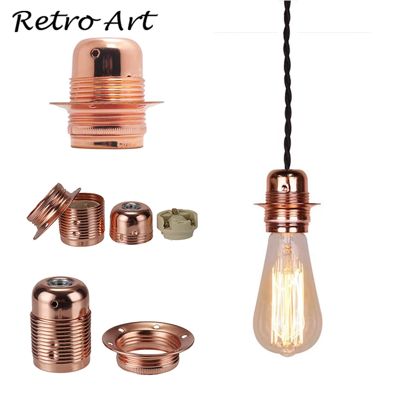 E27 E26 VINTAGE RETRO EDISON SCREW BULB SOCKET LAMP HOLDER LIGHT FITTING