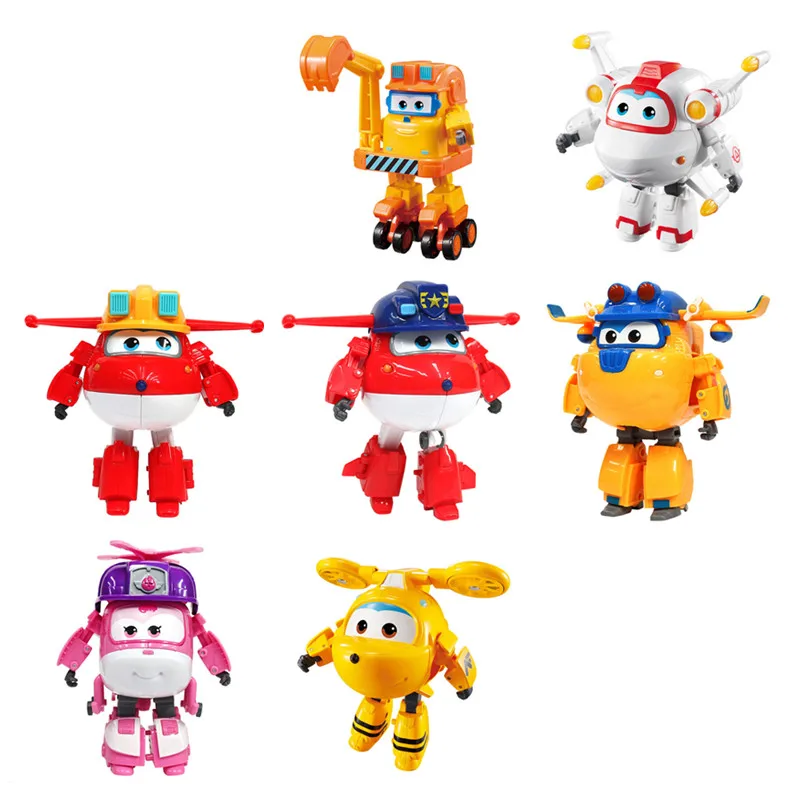 Хит! 2018 Новые Большие Супер Крылья деформации самолет робот фигурки крыло