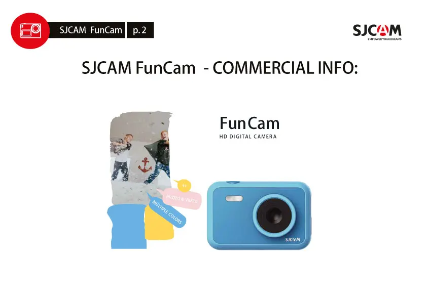 SJCAM дети забавная камера lcd 2,0 1080 P HD камера USB2.0 видео рекордер детский фотоаппарат для детей подарок на день рождения